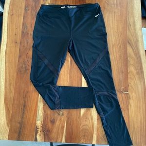 sports pants with slight transparency